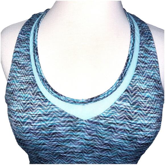 MPG Racerback Travel Dress in Teal Multi Print Medium EUC - Picture 5 of 8
